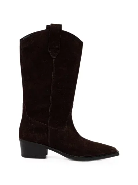 Botine Vagabond din piele de căprioară maro