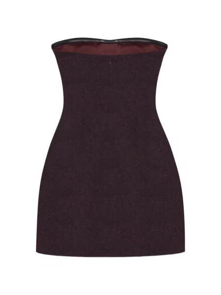 Rochie mini Occleus fără bretele violet
