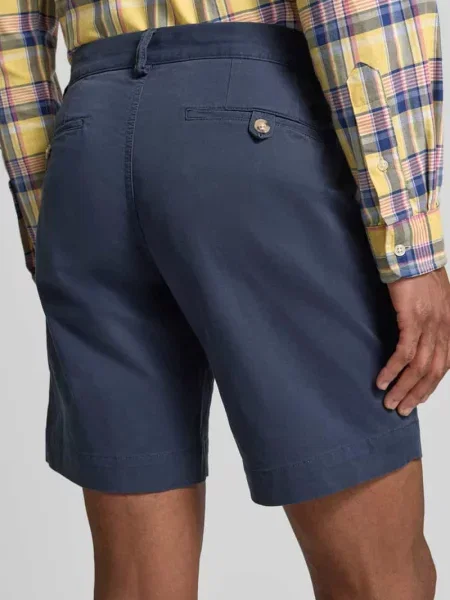 Krótkie szorty Polo Ralph Lauren ze stretchu bez obcasa granatowe