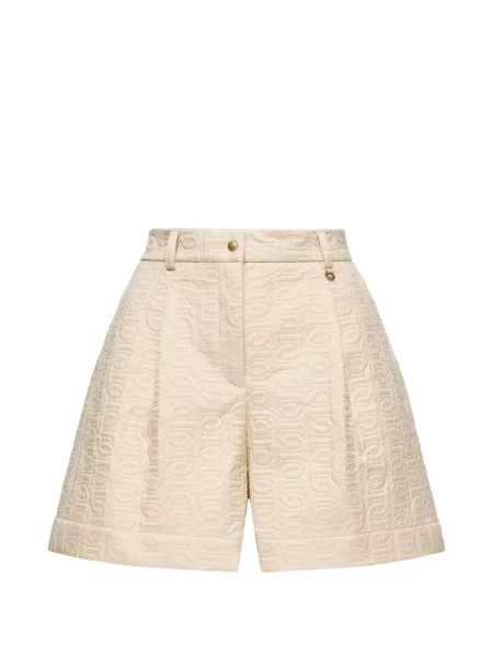 Pantaloni scurți Moncler din jacard cu autograf