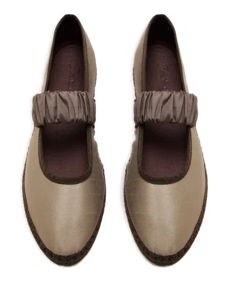 Espadrile Flabelus fără toc maro