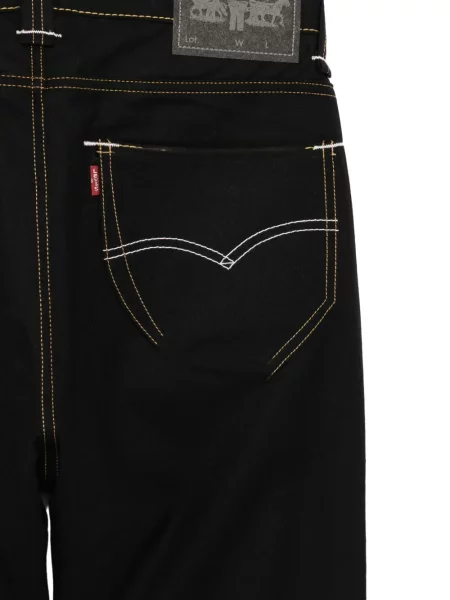 Pantaloni Junya Watanabe Man de lână negru