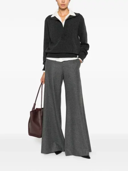 Pantaloni Brunello Cucinelli de lână gri