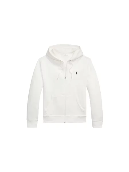 Polo Ralph Lauren bluza z kapturem gładka biały