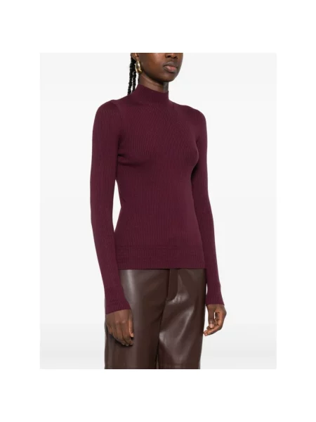 Sweter Twinset brązowy
