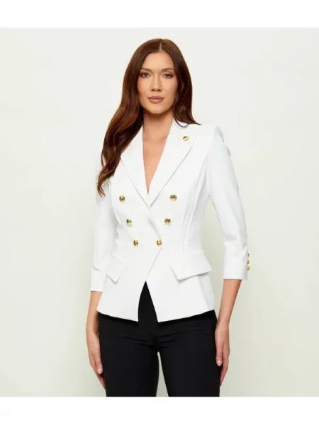 Elisabetta Franchi Sacou alb