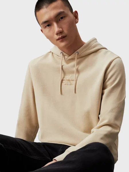 Худі Calvin Klein Jeans бежеве