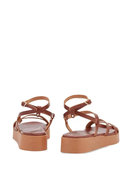 Sandale Ancient Greek Sandals cu platformă maro