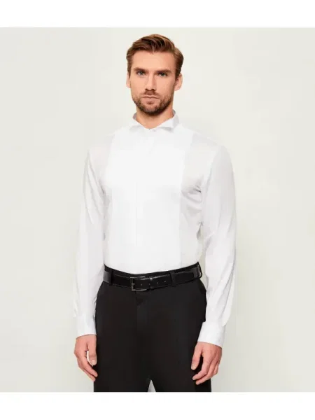 BOSS cămașă din slim alb