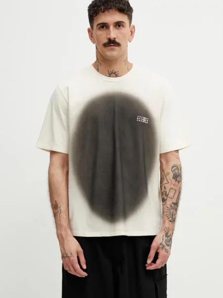 Maison Margiela tričko béžové