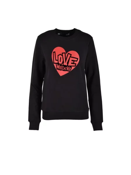 Bluza Love Moschino z modalu czarna