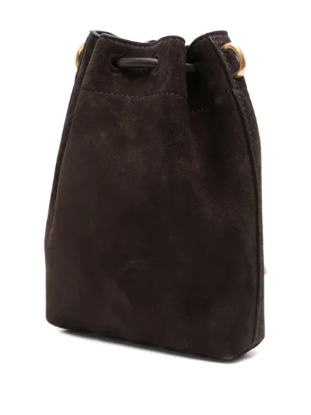 Geantă bucket Jimmy Choo maro
