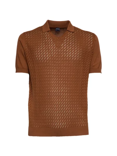 Tricou cu decolteu în v Fedeli cu decolteu în V maro