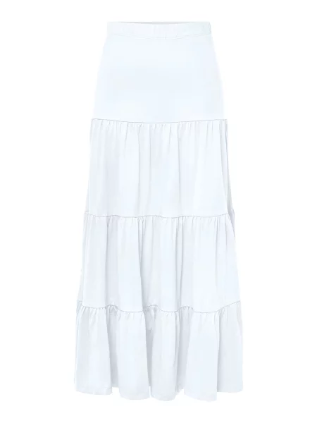 ONLY Fustă ONLMAY' alb