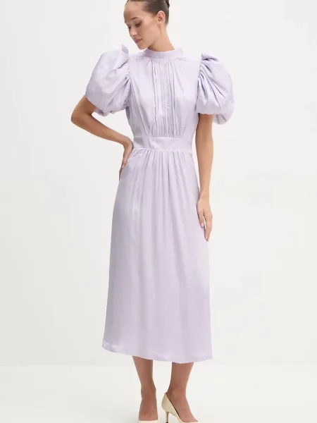 Rotate rochie midi evazati violet