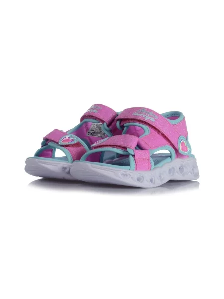 Sandále Skechers ružová