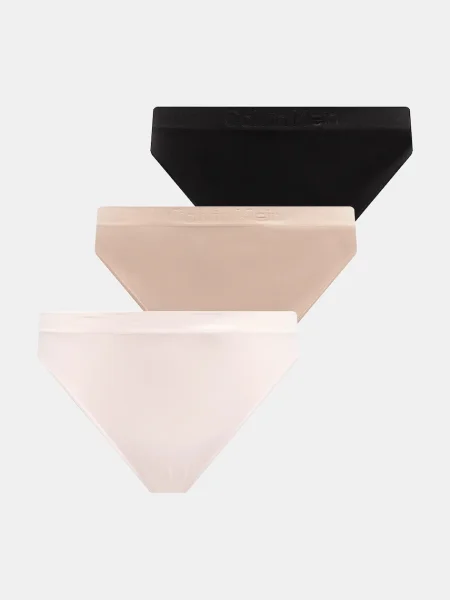 Прашки Calvin Klein Underwear 3 чифта бежово