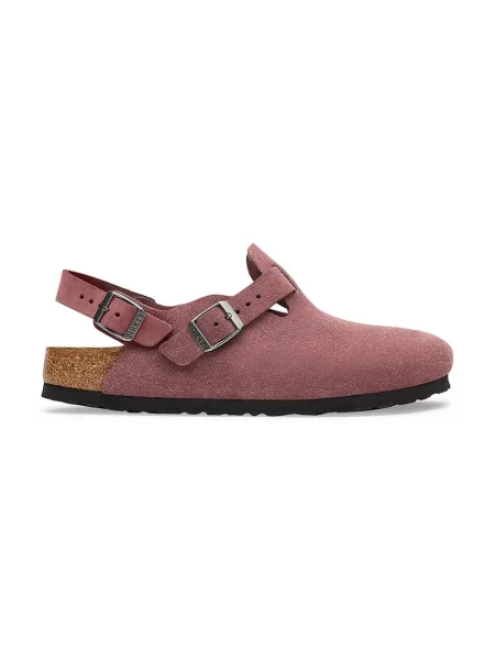 Birkenstock Tokio LEVE sandale cu degetele acoperite pentru femei din piele întoarsă