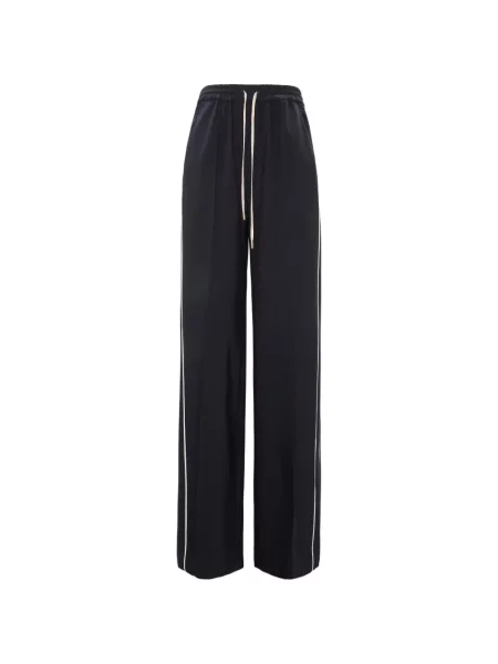 Pantaloni Dorothee Schumacher cu dungi casual alergare albastru