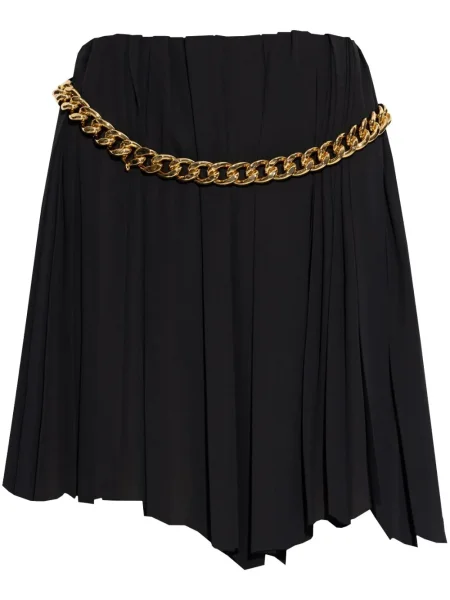 Fusta plisata Balenciaga plisată negru