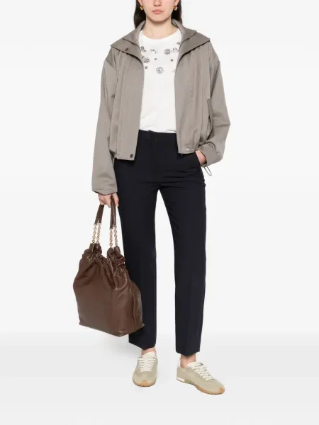 Pantaloni Weekend Max Mara albastru