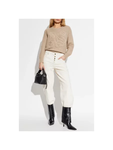 Naszyjnik Allsaints beżowy