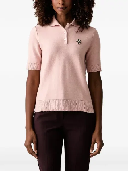 Tricou polo Twinset roz
