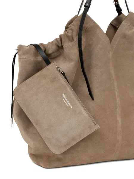 Geantă Maison Margiela din piele de căprioară