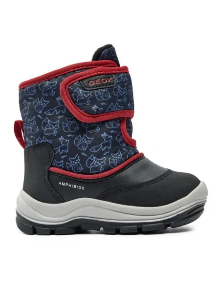 Geox Апрески B Flanfil Boy B Abx M черен