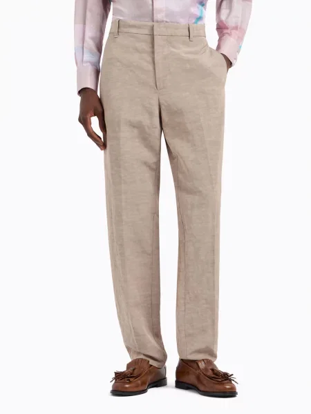 Штани повсякденні Emporio Armani коричневий