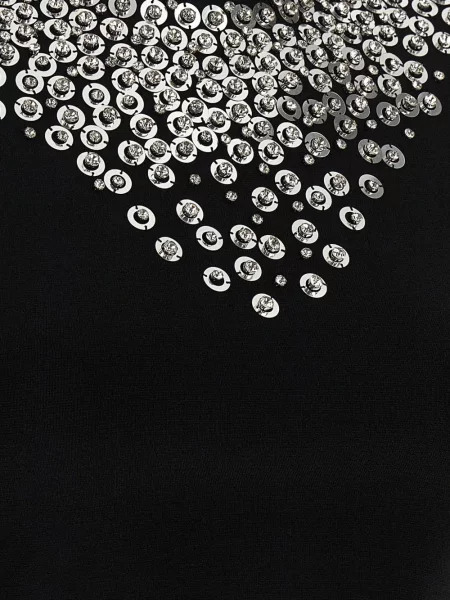 Pulover Pinko de cristal negru