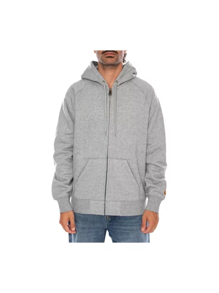 Kurtka Carhartt Wip z kapturem szara