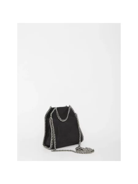 Shopperka Stella Mccartney skórzana czarna