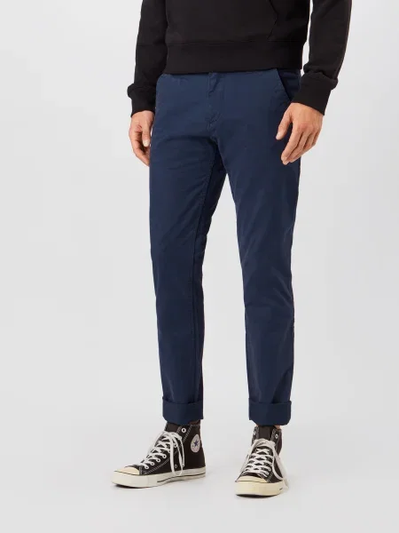 Tommy Jeans Pantaloni eleganți Scanton bleumarin