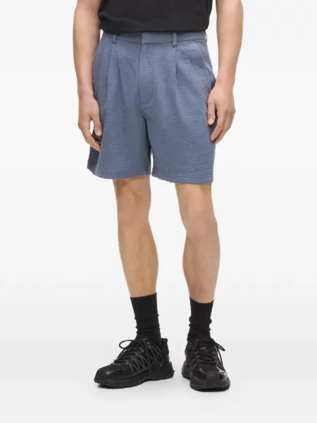 Pantaloni scurți din denim Karl Lagerfeld Jeans albastru