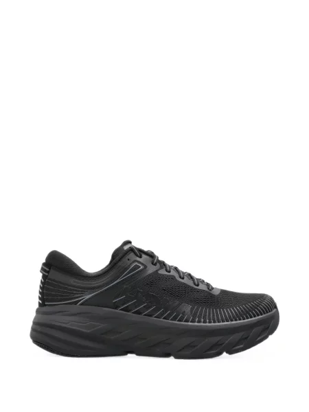 Sneakerși Hoka cu șireturi din dantelă negru