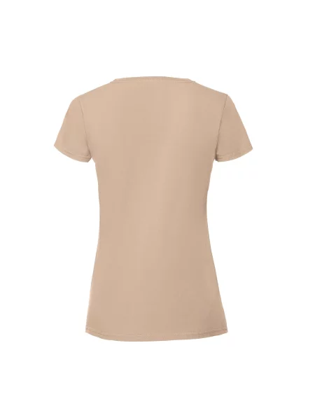 Koszulka Iconic Premium Ringspun Cotton T-shirt beżowa