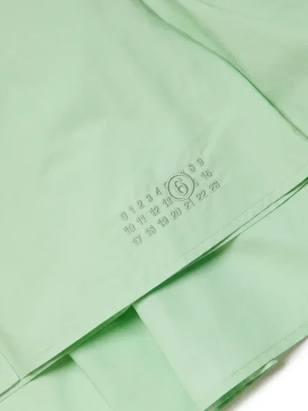 Dětska košile Mm6 Maison Margiela zelená
