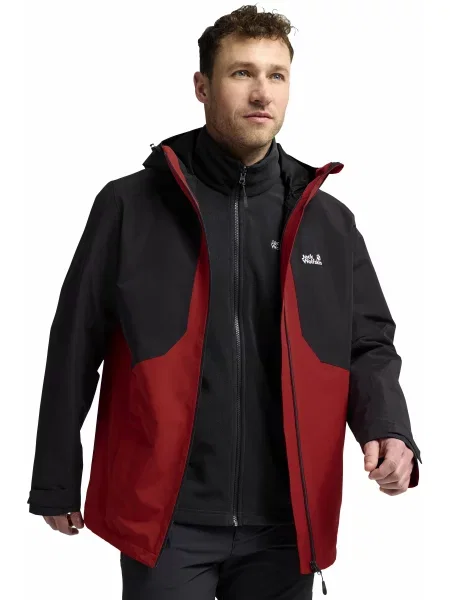 Куртка Jack Wolfskin красная