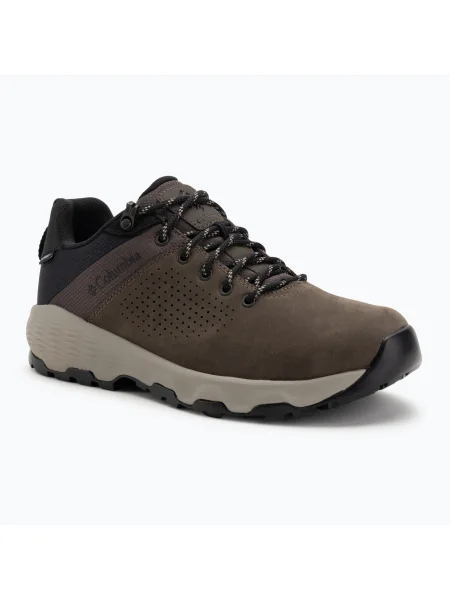 Încălțăminte de trekking pentru bărbați Columbia Newton Nimble Leather tundra/black negru