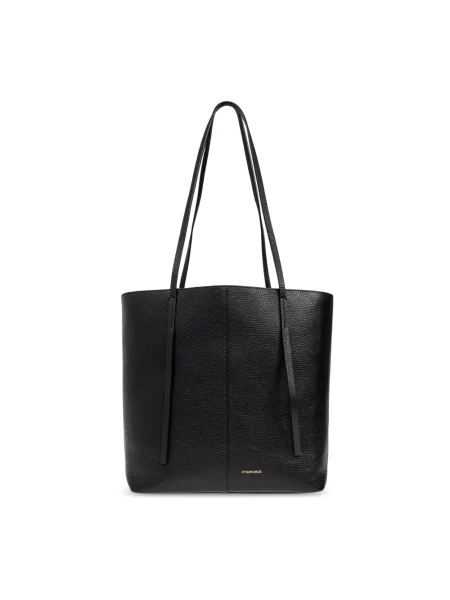 Shopperka By Malene Birger skórzana czarna