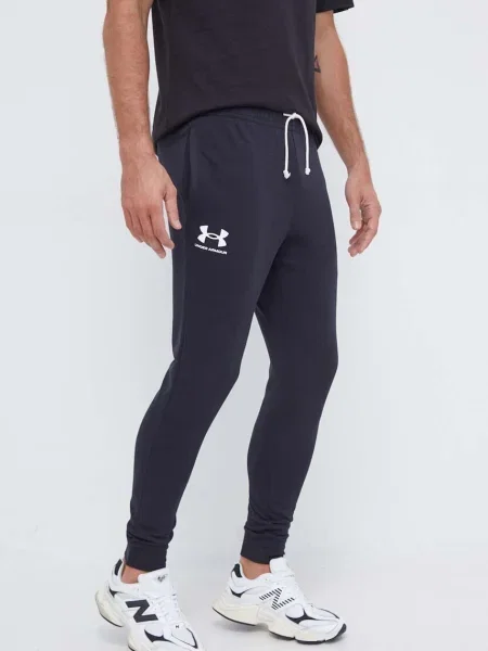 Frottír melegítőnadrág Under Armour fekete