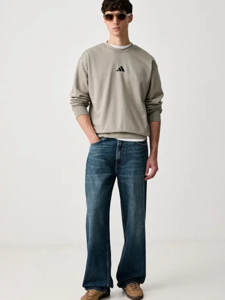 Adidas кофта оверсайз з бавовною Essentials Feelcozy