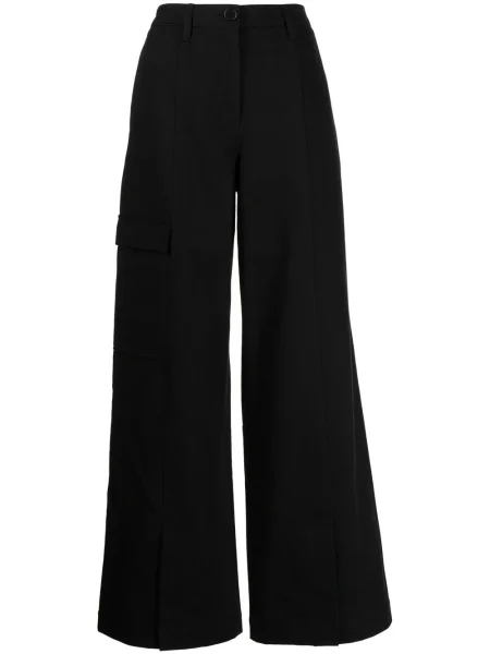 Szerokie spodnie cargo Goen.j czarne