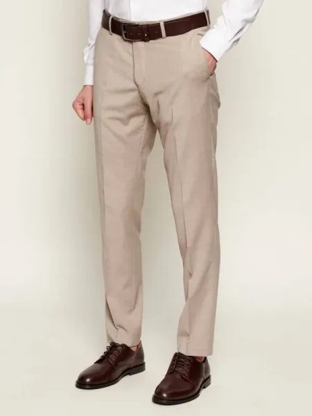 TIGER OF SWEDEN Pantaloni Tenuta cu adaos de lână bej