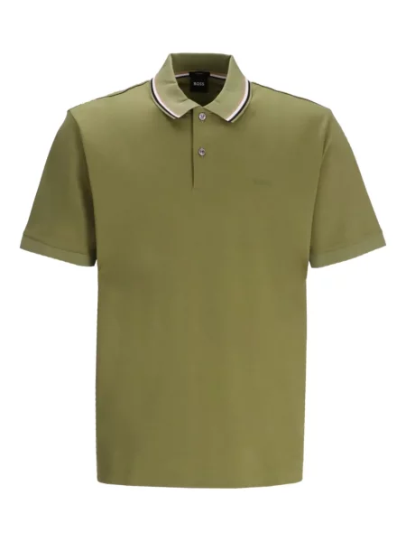 Tricou polo Boss verde