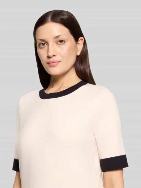 Sweter o kroju slim fit z mieszanki Betty Barclay beżowy