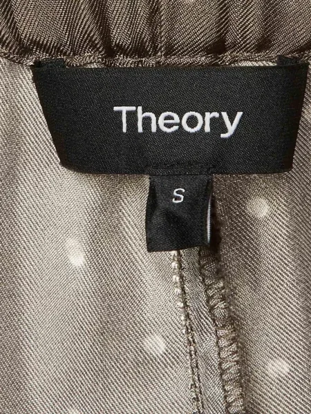 Pantaloni Theory cu buline cu imagine maro