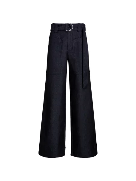 Cu centură pantaloni Proenza Schouler White Label alb