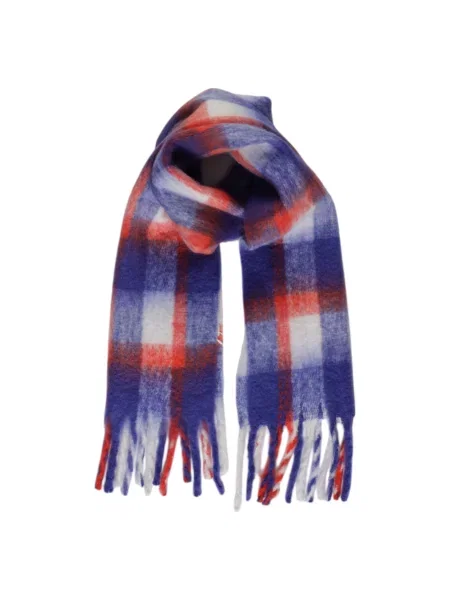 Šal Only karirani plava